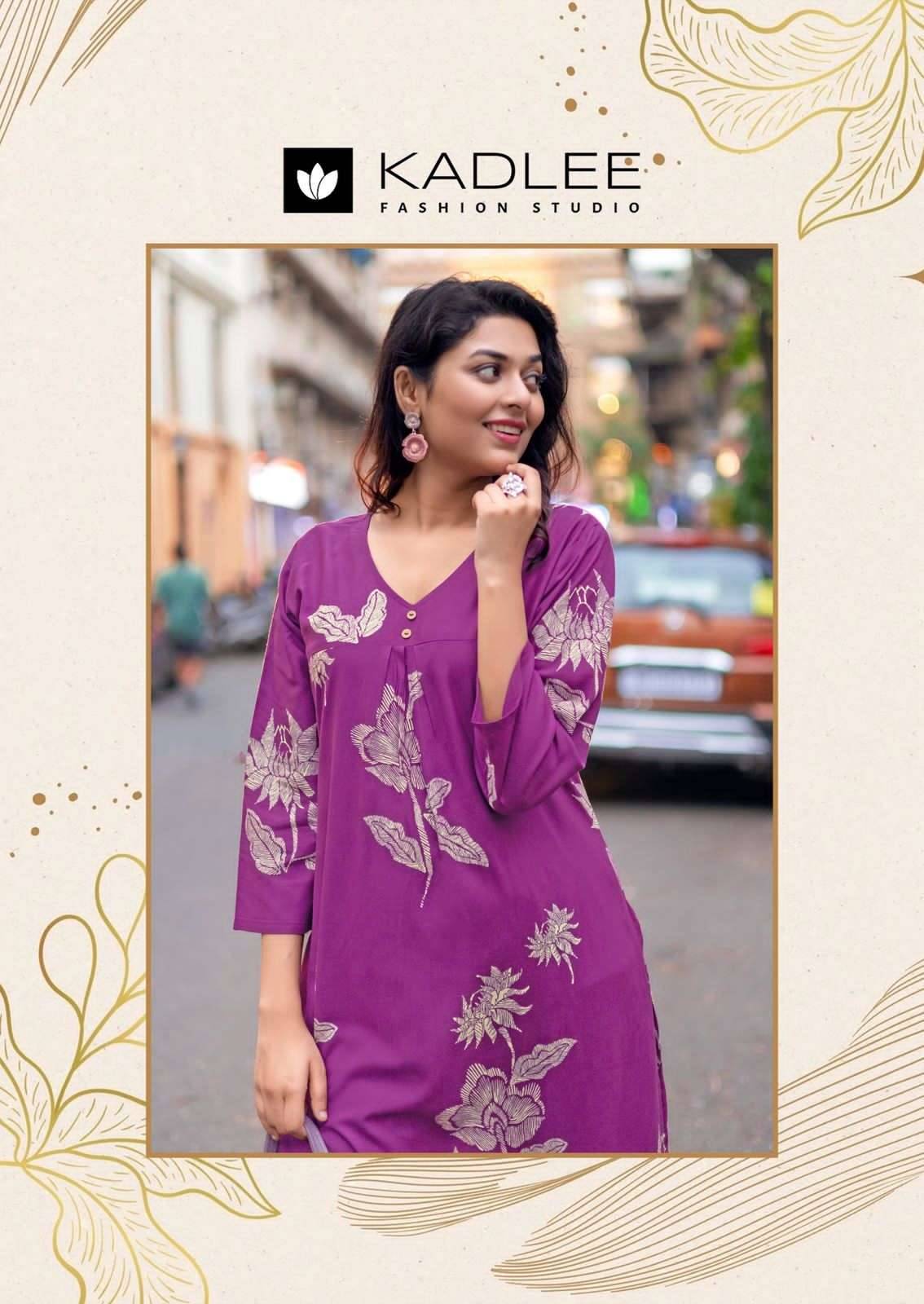 Heer Vol 2 By KADLEE 4007 To 4012 Series Beautiful Festive Suits Colourful Rayon Print Co-ord sets At Wholesale Price